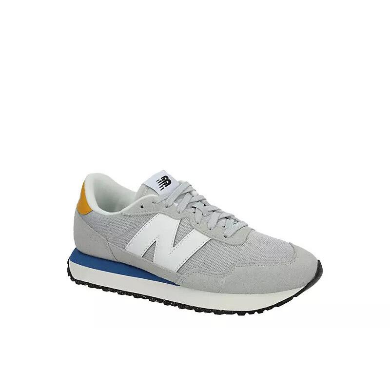 New Balance 237 Men`s Super Comfort Daily Walking Running Sneaker Shoes Gray