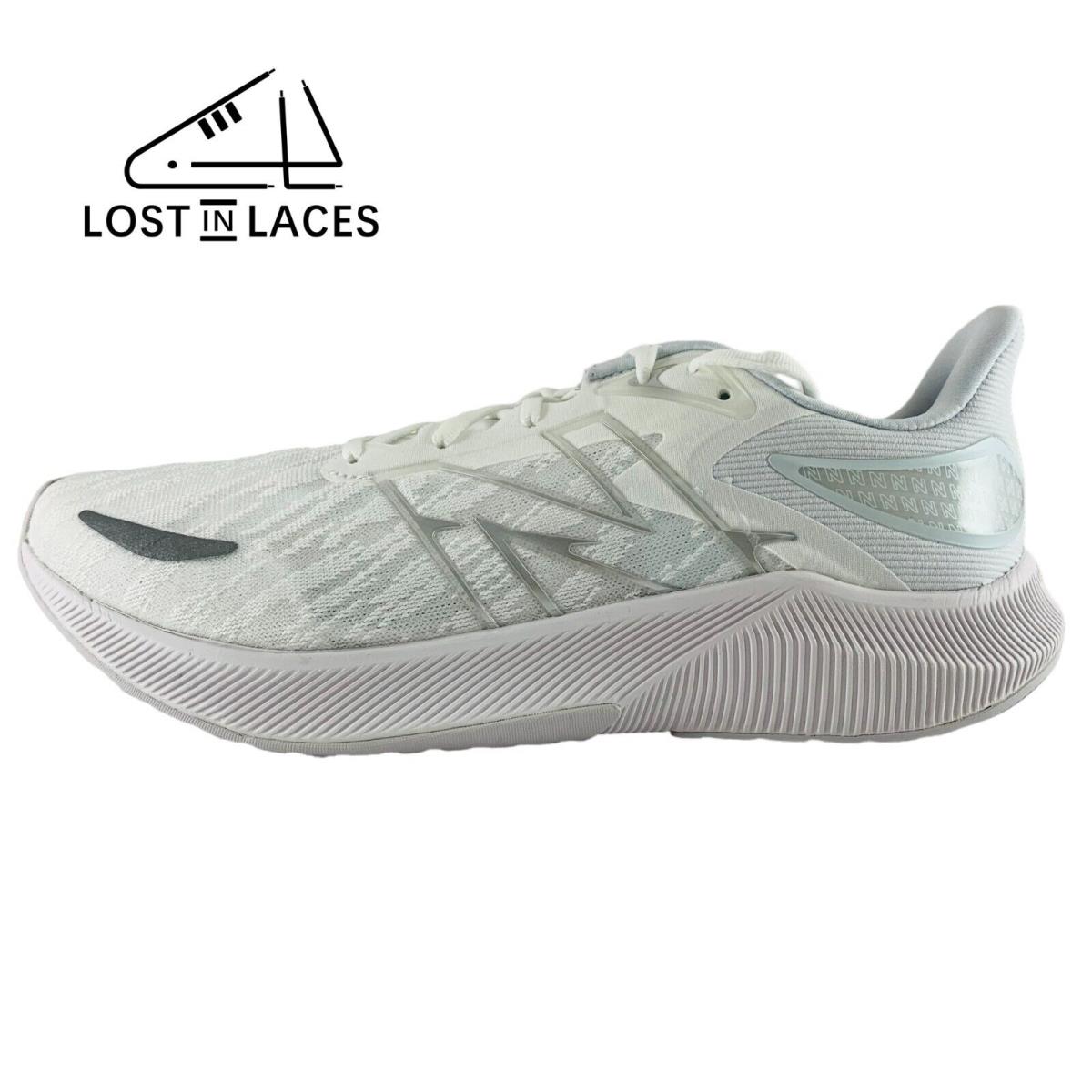 New Balance Fuelcell Propel v3 White Silver New Men`s Running Shoes MFCPRLW3 - White