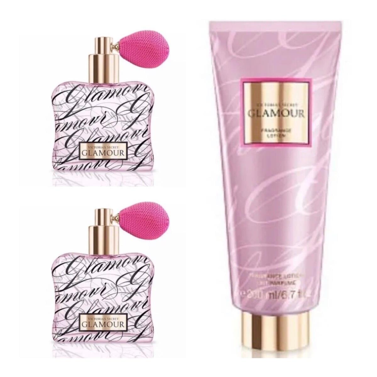 Victoria`s Secret Glamour Eau de Parfum 3.4 Fl.oz. 2 and Fragrance Lotion