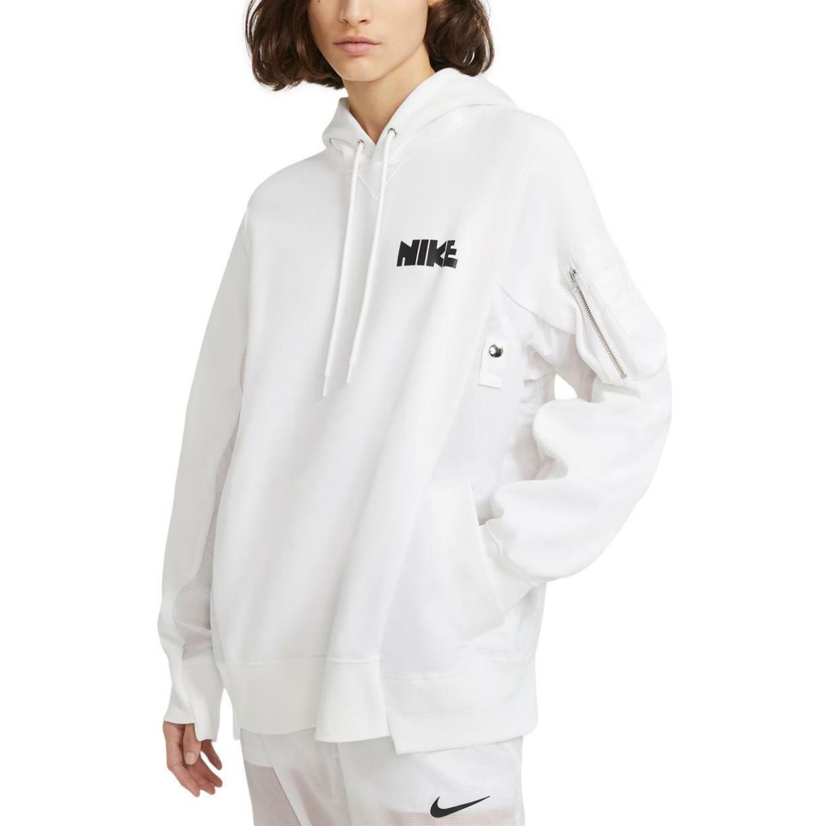 Nike x Sacai Nrg Unisex Pullover Hoodie White CW2419-100