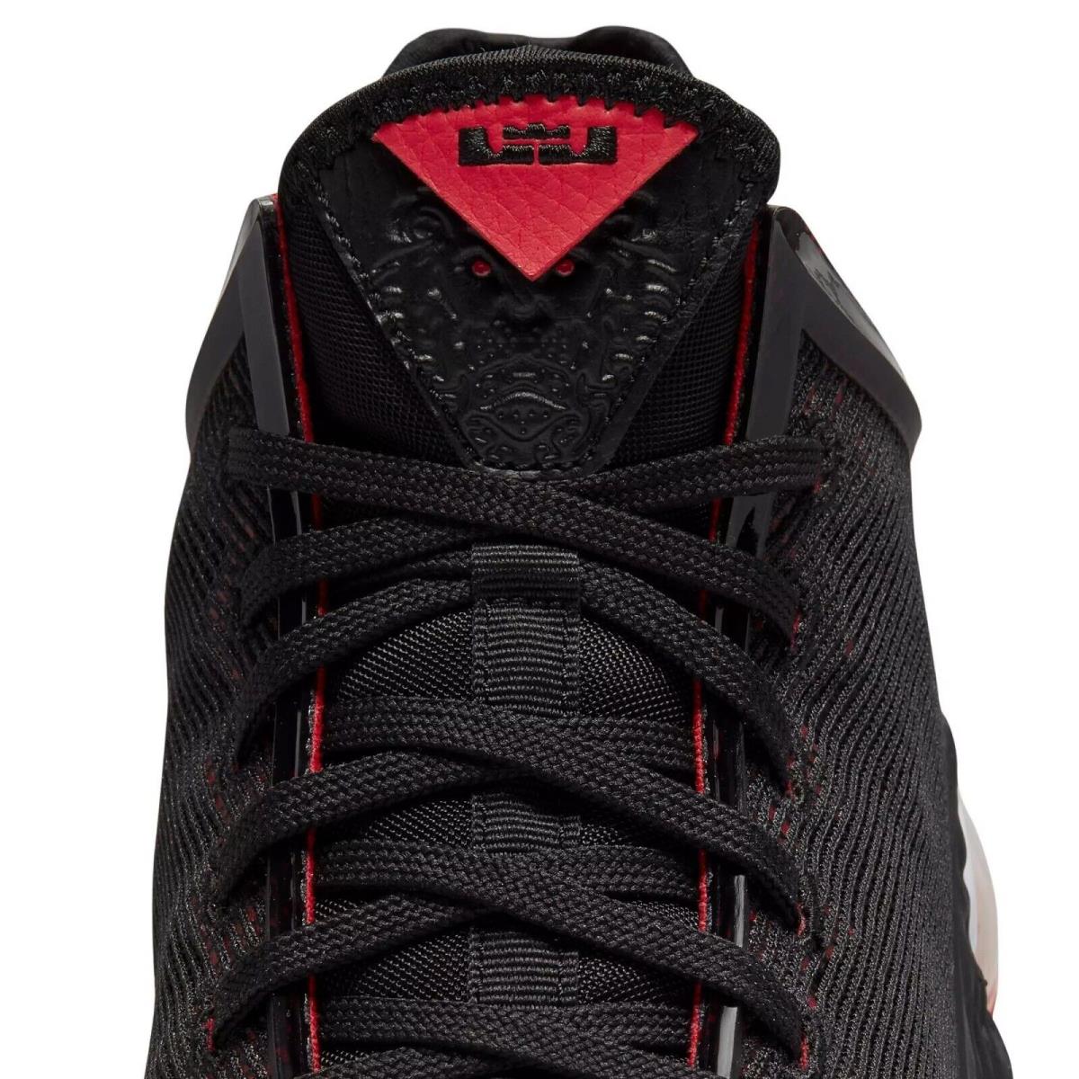Nike shoes LeBron Low - Black/University Red/White 5