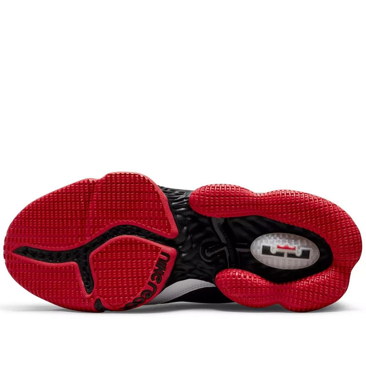 Nike shoes LeBron Low - Black/University Red/White 7