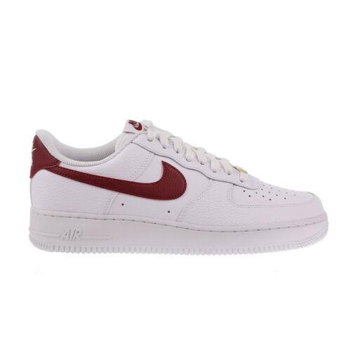 Nike Air Force 1 `07 Men`s Shoes White-team Red CZ0326-100 - White-Team Red