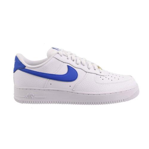 Nike Air Force 1 `07 Men`s Shoes White-royal Blue DM2845-100