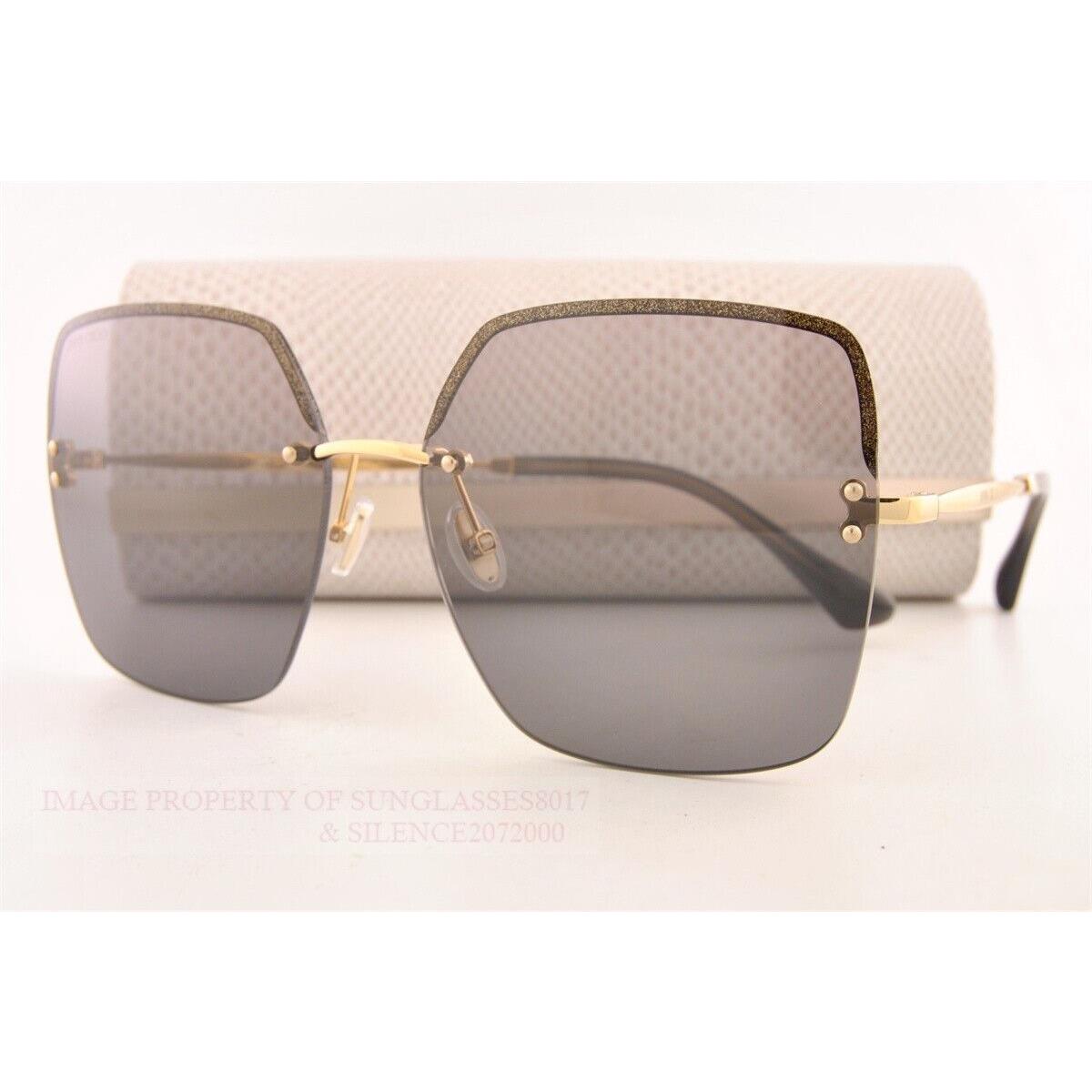 Jimmy Choo Sunglasses Tavi/s 2F7 Gold Grey/grey Shaded For Women