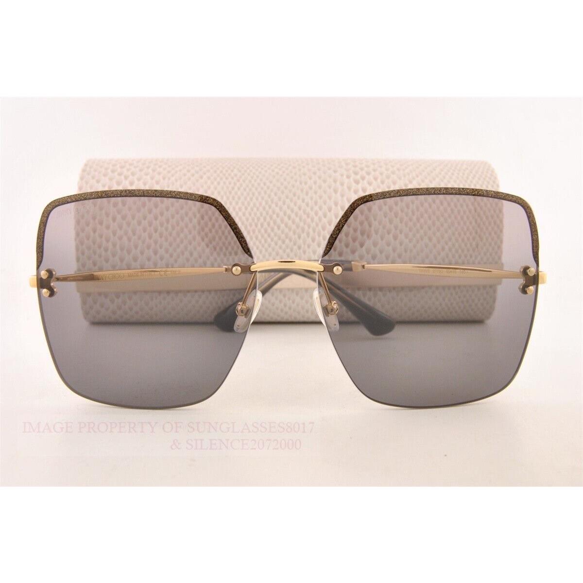 Jimmy Choo sunglasses TAVI - Gold Grey Frame, Grey Lens 1
