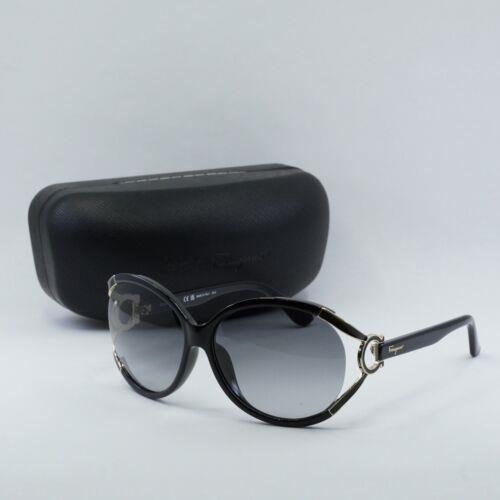 Salvatore Ferragamo SF600S 001 Black / Grey Gradient 61-14-130