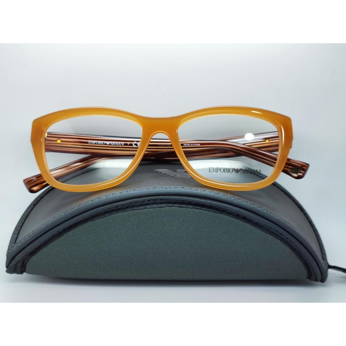 Emporio Armani Eyeglasses-ea 3084 5506 52 Opal Brown