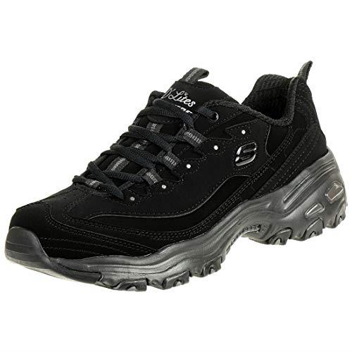 Skechers Women`s D`lites Memory Foam Lace-up Sneak - Choose Black1 | 012333786575 - Skechers shoes - Black1 | SporTipTop