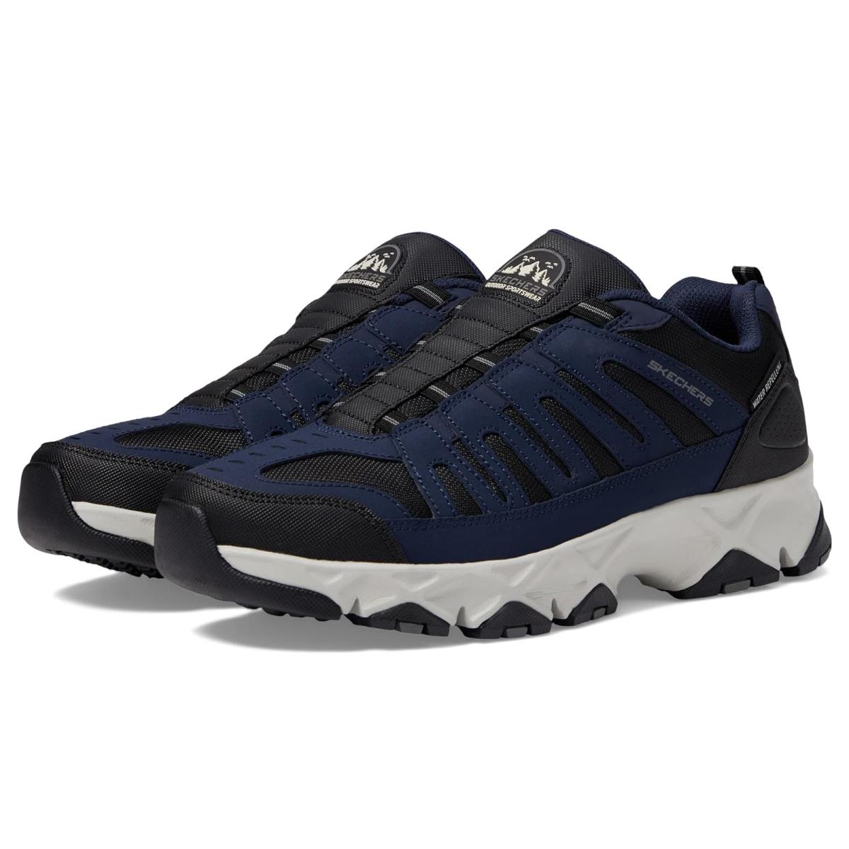 Man`s Sneakers Athletic Shoes Skechers Crossbar Cedar Navy/Black