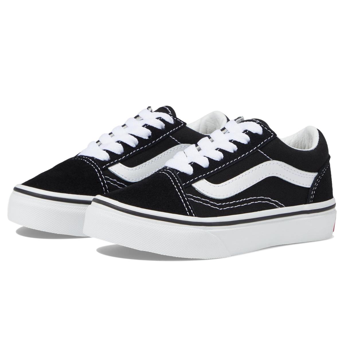 Children Unisex Sneakers Athletic Shoes Vans Kids Old Skool Little Kid Black/True White