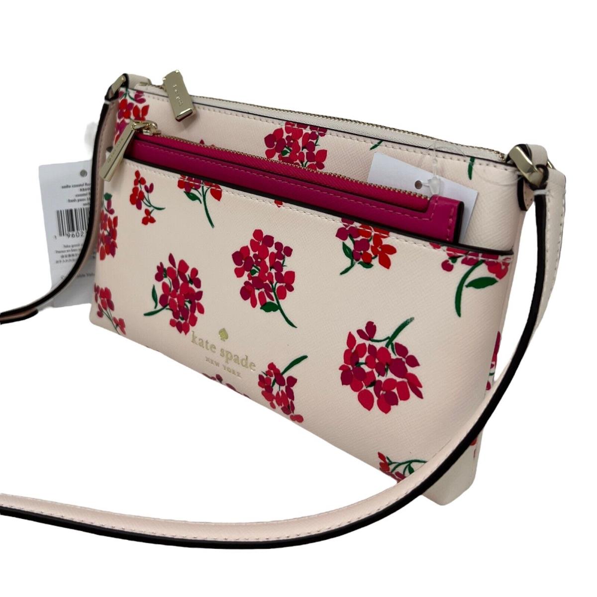 Kate Spade Sadie Coastal Floral Printed Crossbody Set Bag Fresh Peach KB690