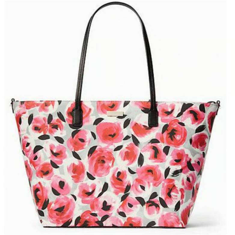 Kate spade floral diaper bag best sale