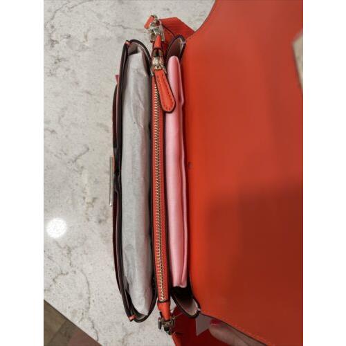 Kate Spade  bag  butterfly - Orange Handle/Strap, Silver Hardware, orange multi Exterior 10