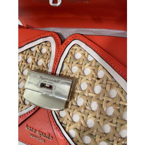 Kate Spade  bag  butterfly - Orange Handle/Strap, Silver Hardware, orange multi Exterior 15