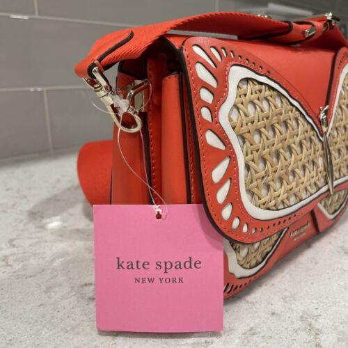 Kate Spade  bag  butterfly - Orange Handle/Strap, Silver Hardware, orange multi Exterior 1