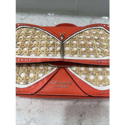 Kate Spade  bag  butterfly - Orange Handle/Strap, Silver Hardware, orange multi Exterior 7
