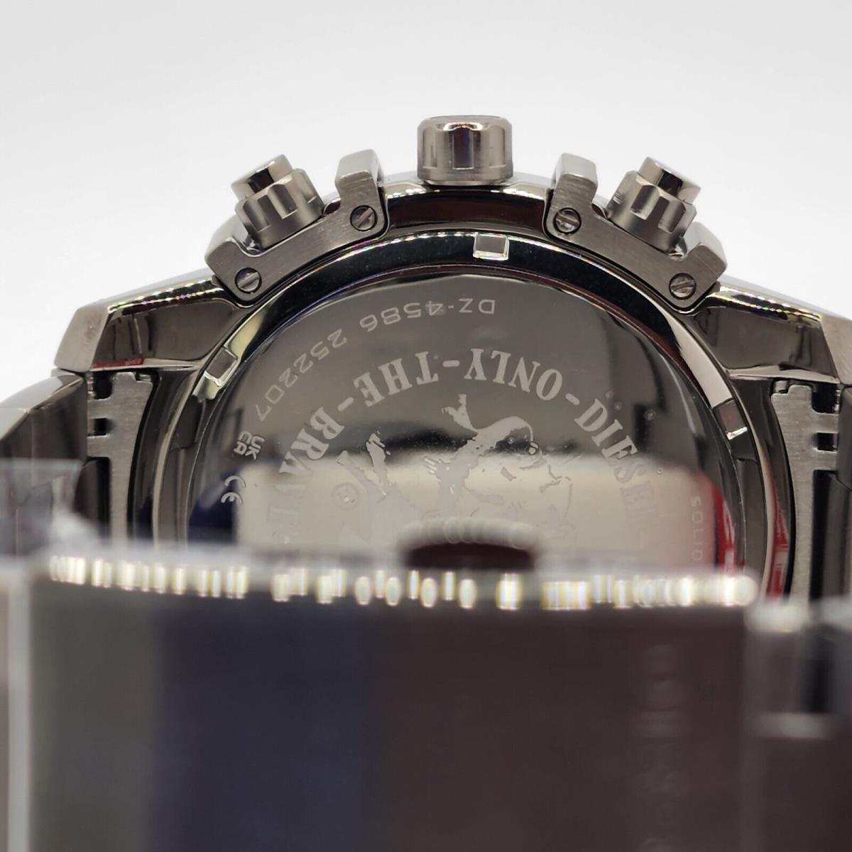 Griffed Watch DZ4586 Men`s Brands - Diesel Stainless Steel 698615143436 watch | Gunmetal-tone Diesel Fash Chronograph -