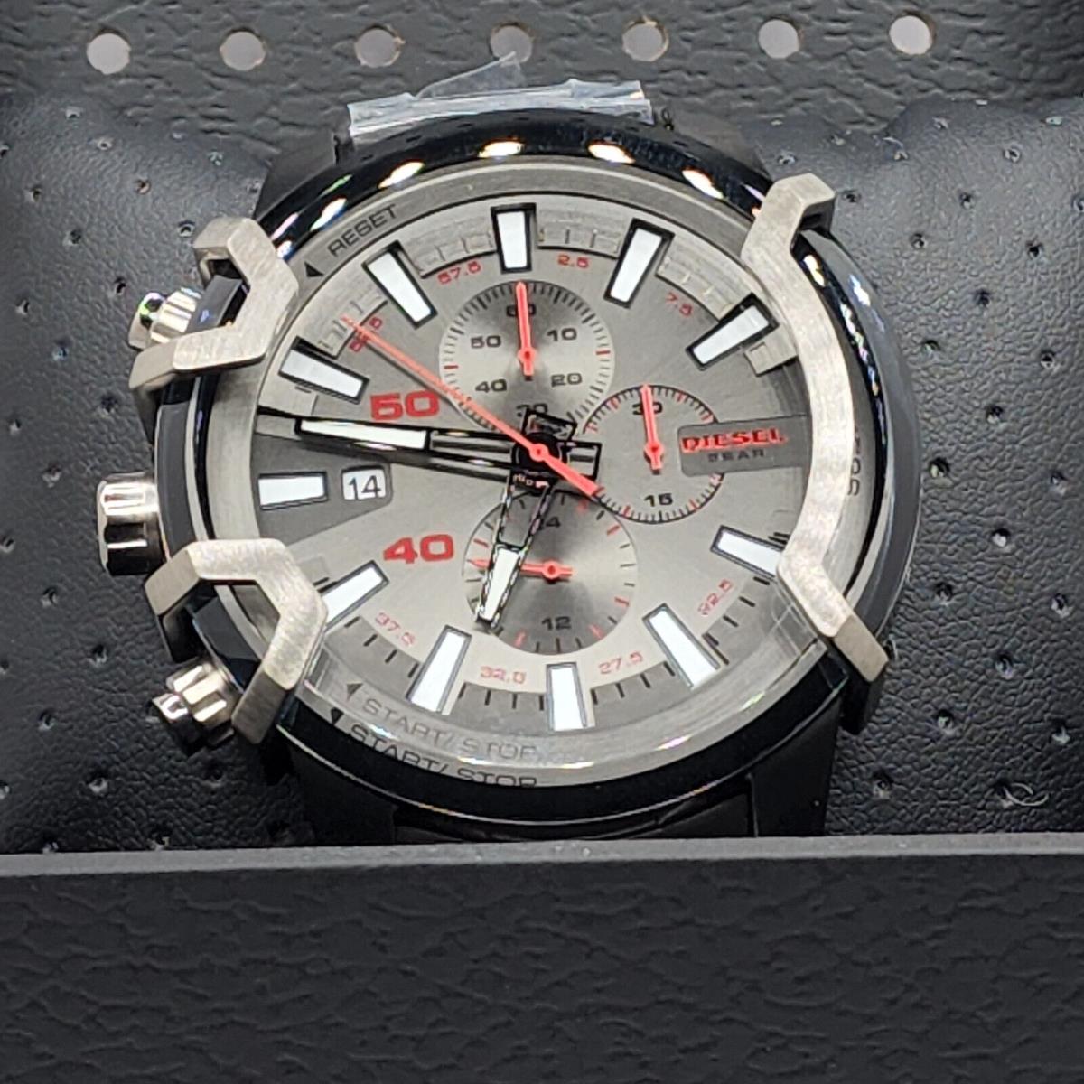 Diesel Men`s Watch Griffed Chronograph watch | Fash - Diesel 698615143436 Brands Gunmetal-tone Stainless - DZ4586 Steel