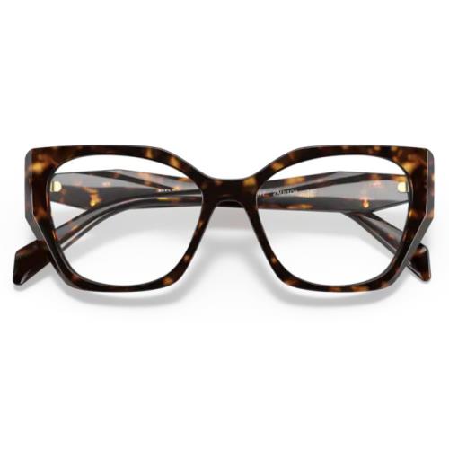 Prada Eyeglass Frames PR 18WV 2AU Tortoise For Women Size 52mm