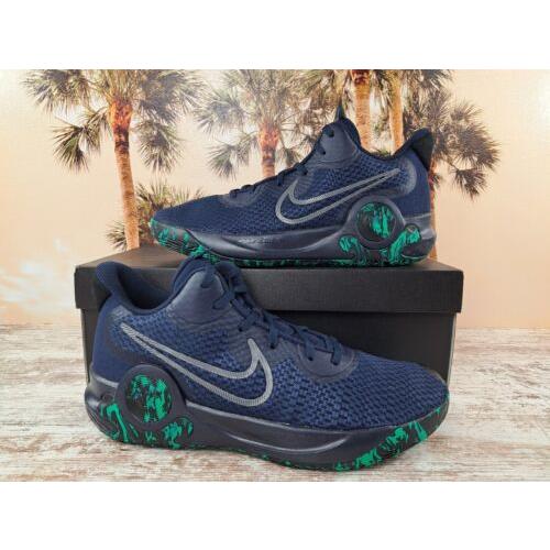 Nike KD Trey 5 IX Obsidian Blue Basketball Shoes CW3400-400 Men`s Size 11