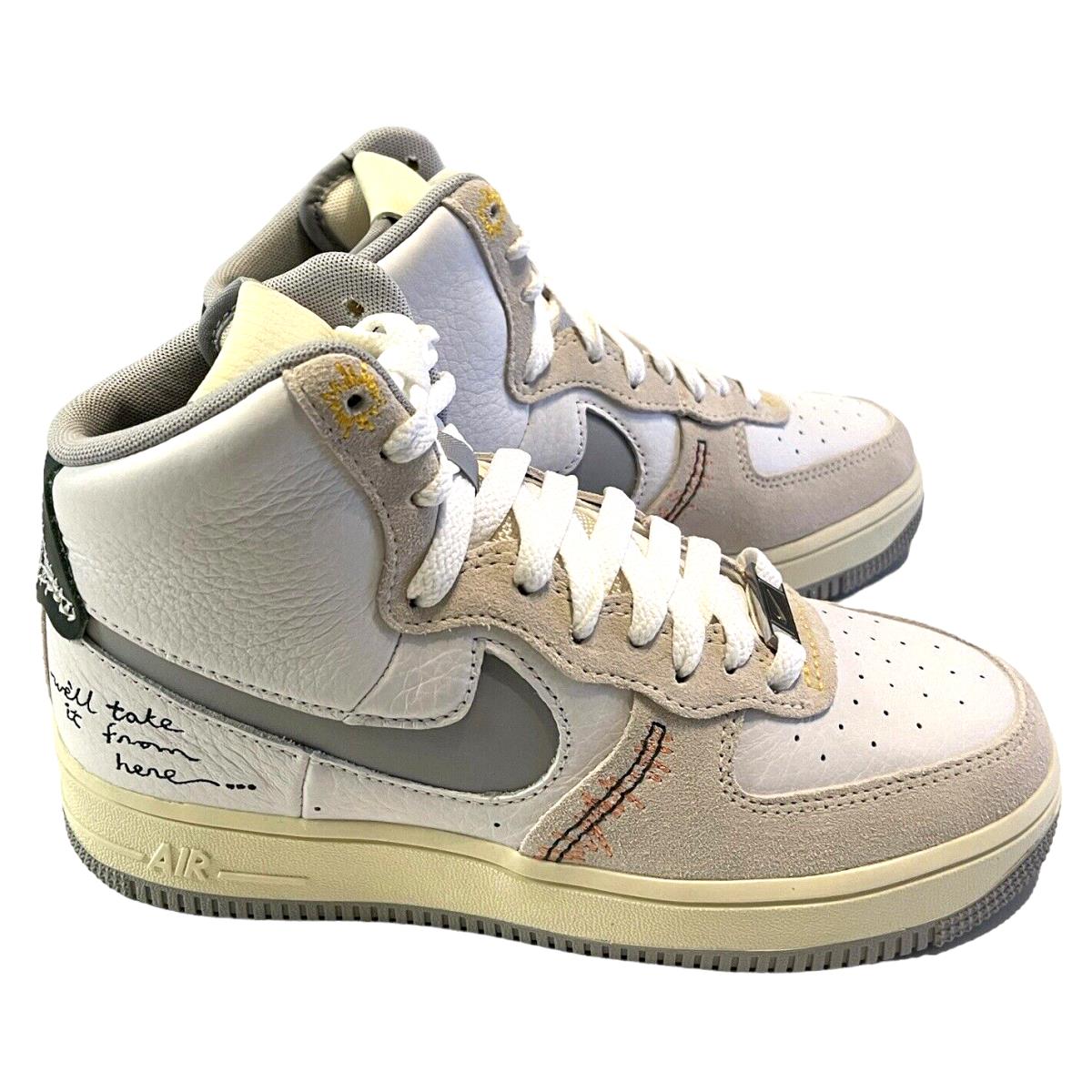 Nike Air Force 1 High Basketball Shoes Women s We`ll Take It From Here Size 5.5