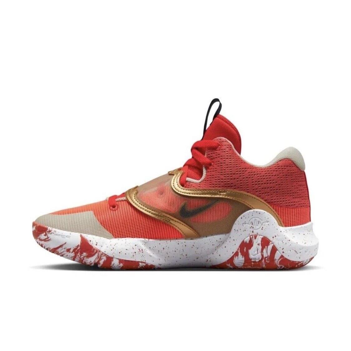 Nike KD Trey 5 X Shoes DD9538 600 University Red/metallic Gold Men s 10.5 W 12 - Multicolor