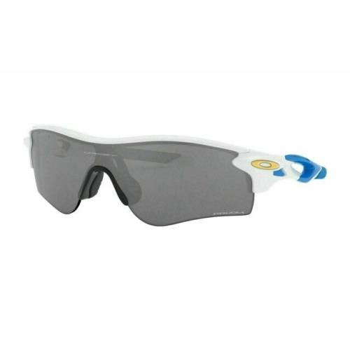 Oakley Men`s OO9206 Radarlock Path Asian Fit Sunglasses Polished White/prizm Bl