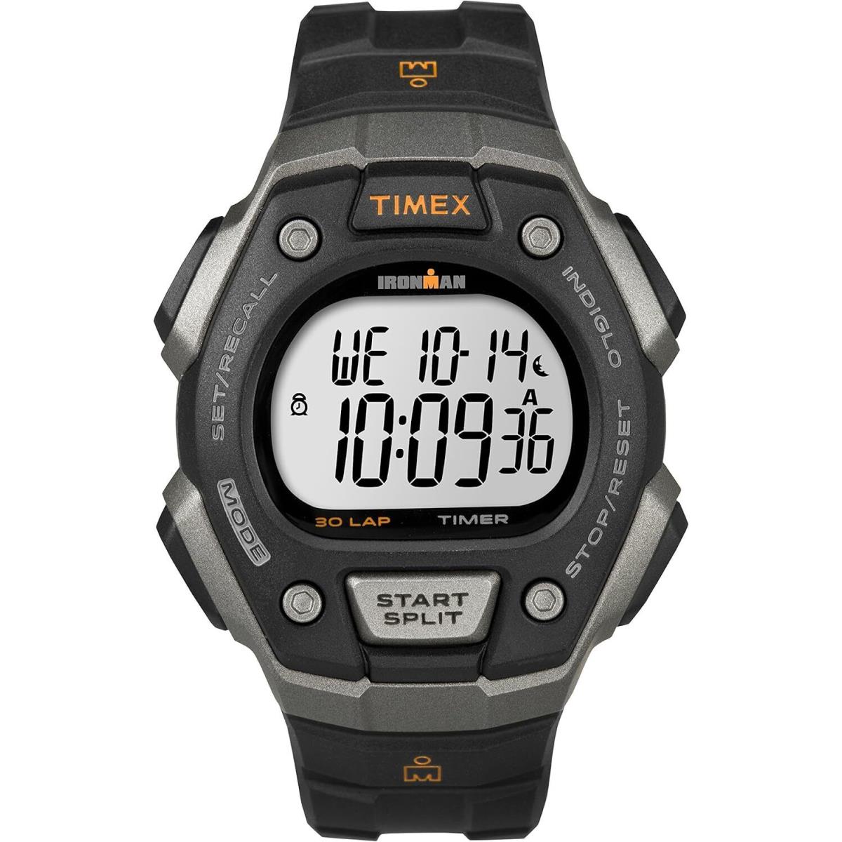 Timex C30 Watch T5K821 - Dial: Gray, Strap: Black