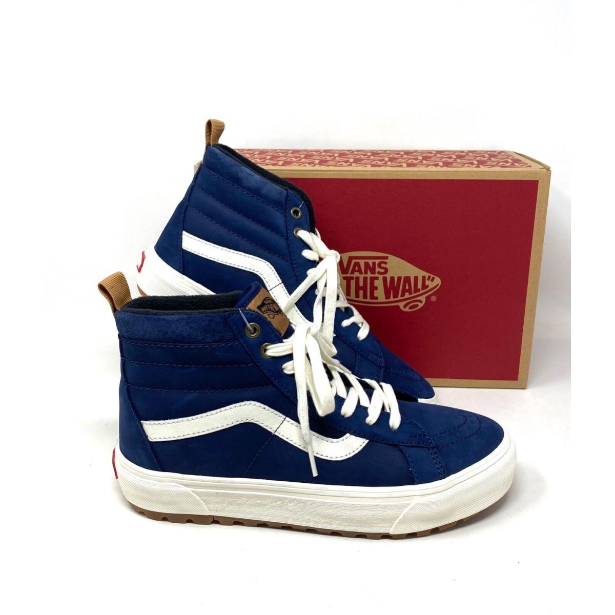 Vans SK8-Hi MTE-1 Shoes High Top Blue Nubuck Women`s Size Sneakers VN0A5HZYA07