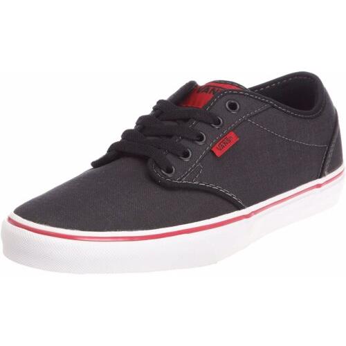 Size 10 - Vans Atwood Low Skateboard Shoe Black / Chili