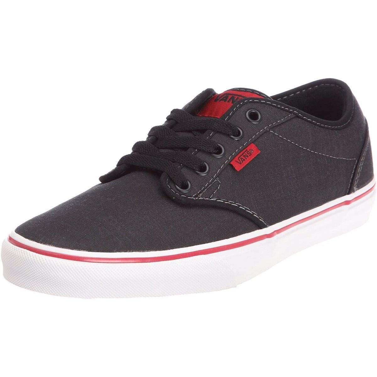 Size 11 - Vans Atwood Low Skateboard Shoe Black / Chili