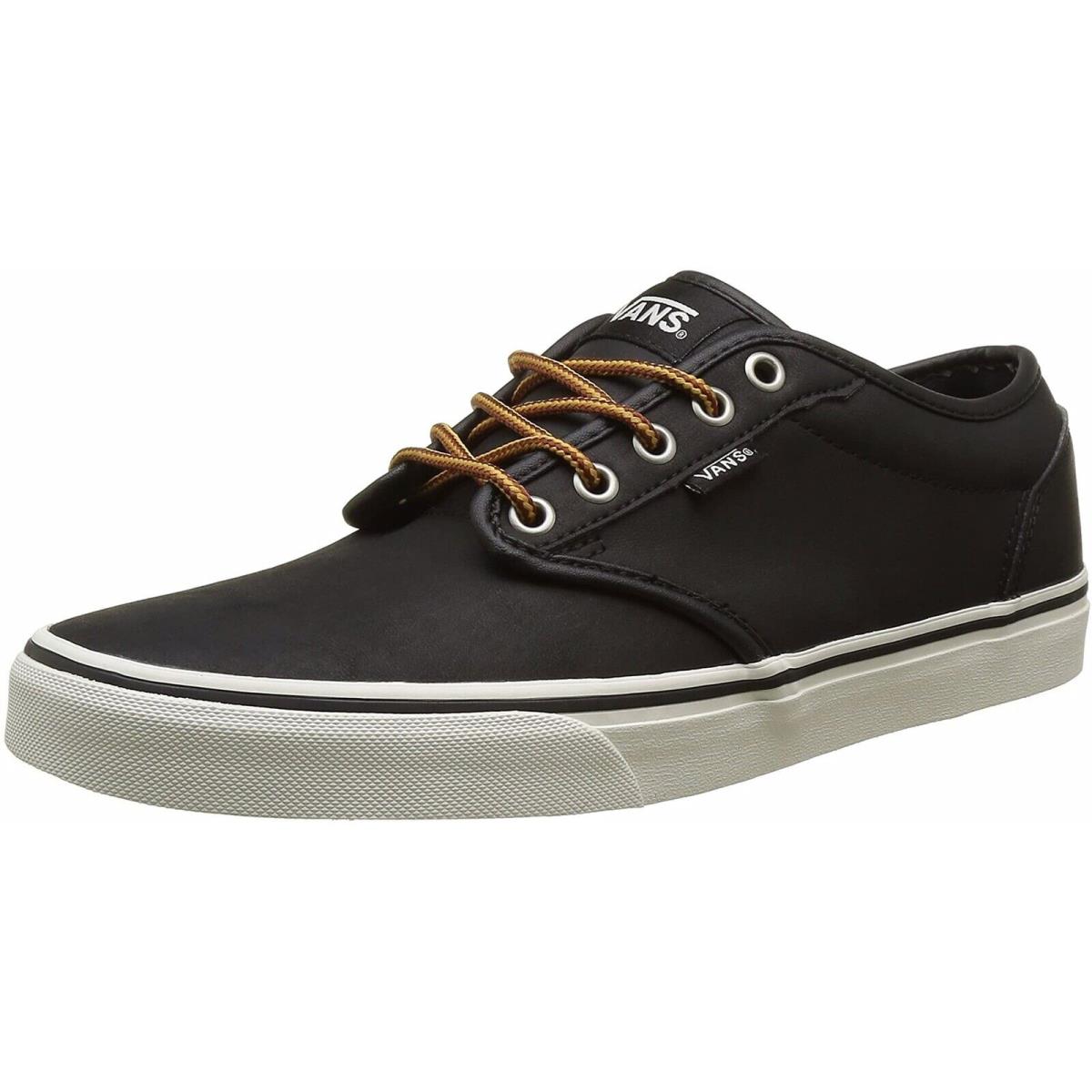 Size 9.5 - Vans Men`s Atwood Vn-0tuy187 Sneakers - Men s Skateboarding Shoes - Black