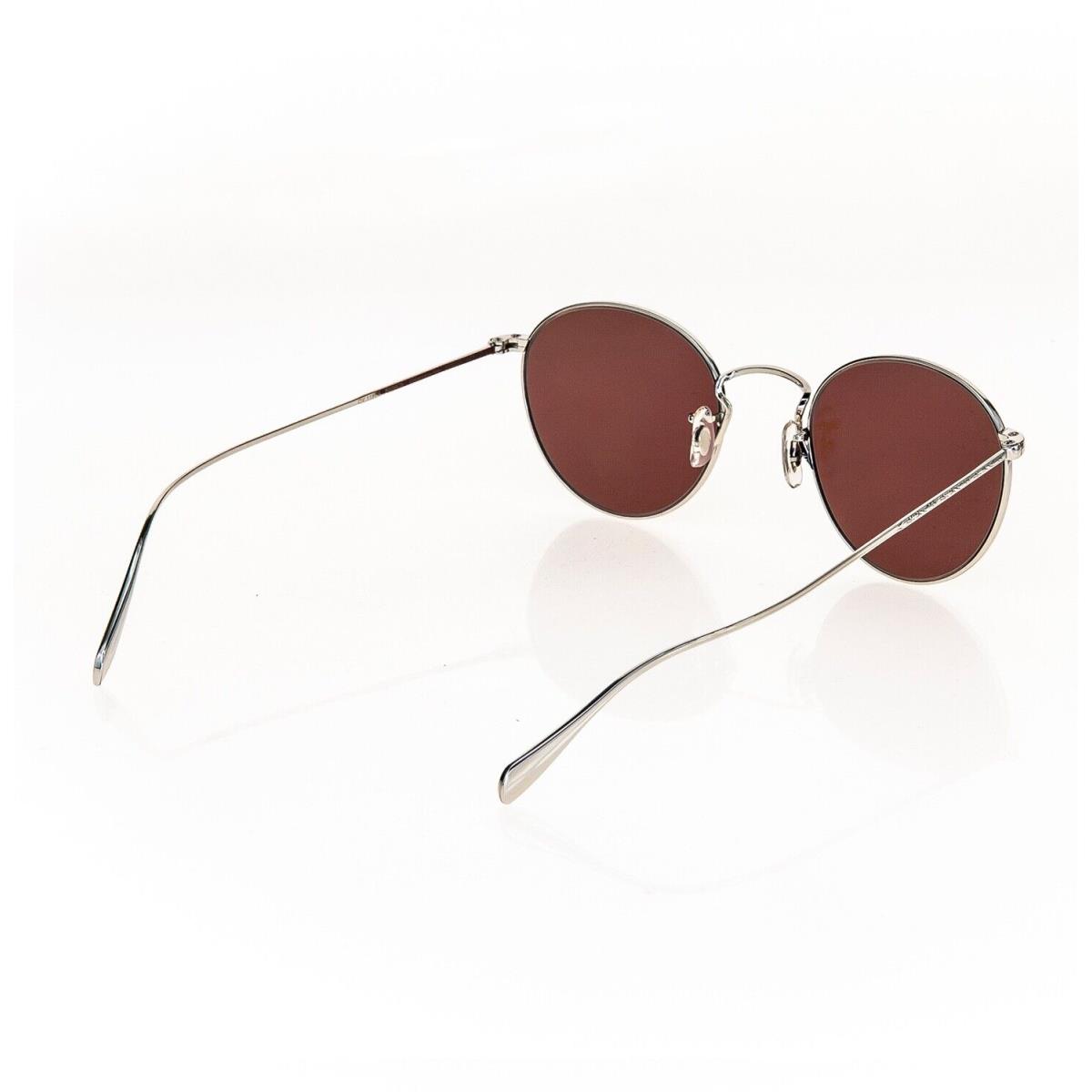 Oliver Peoples 1186 Coleridge Retro Metal Unisex Sunglasses OV1186S Silver Brown