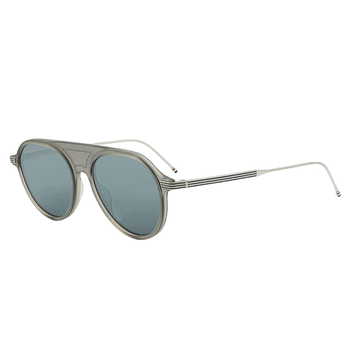 Thom Browne TB809 Sunglasses Color B Gray - Silver / Gray Goldtone Mirror