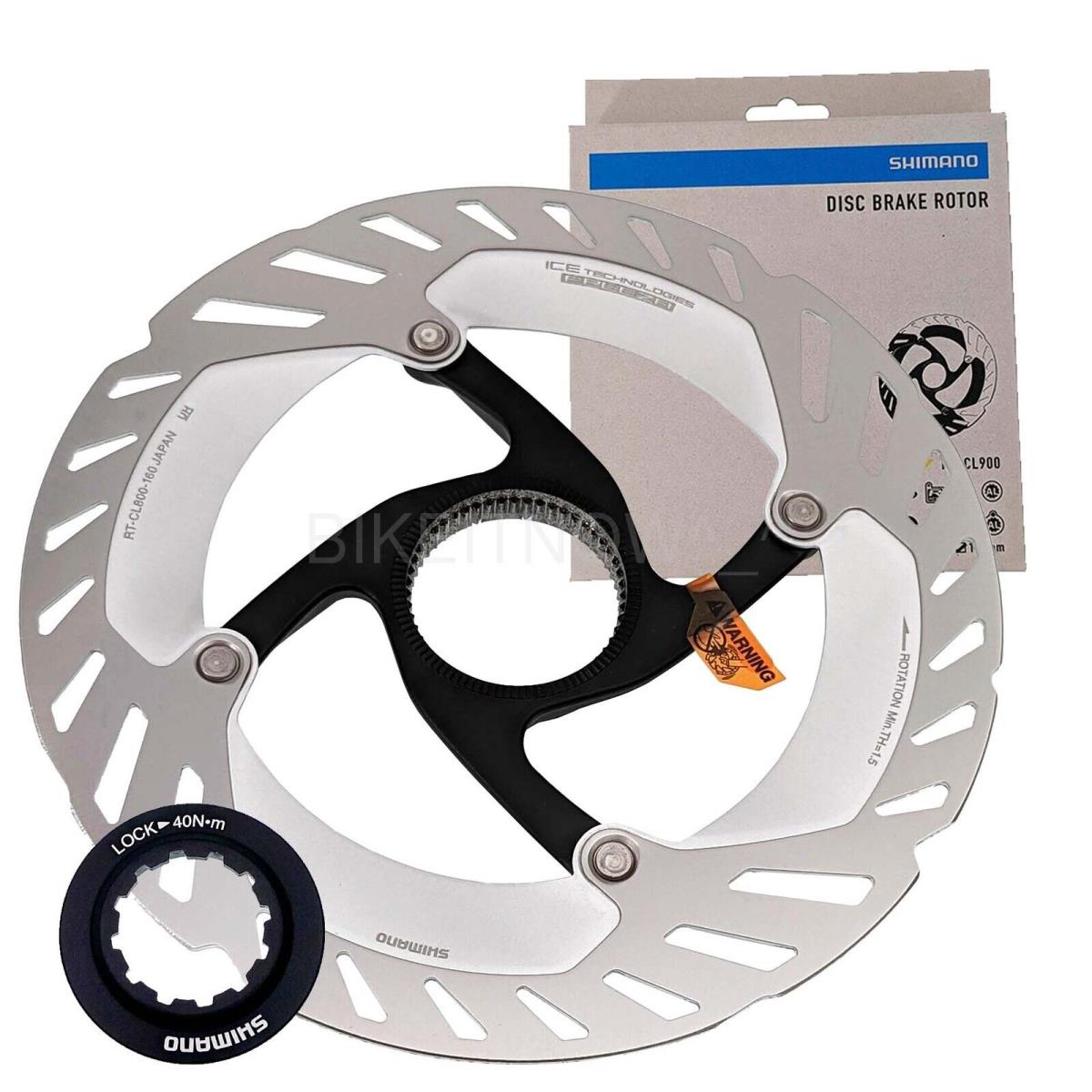 Shimano Grx RT-CL800 Center Lock Disc Brake Rotor 160 or 140mm Ice Tech