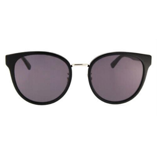 Bottega Veneta BV1081SK Sunglasses Women Black Grey Oval 55