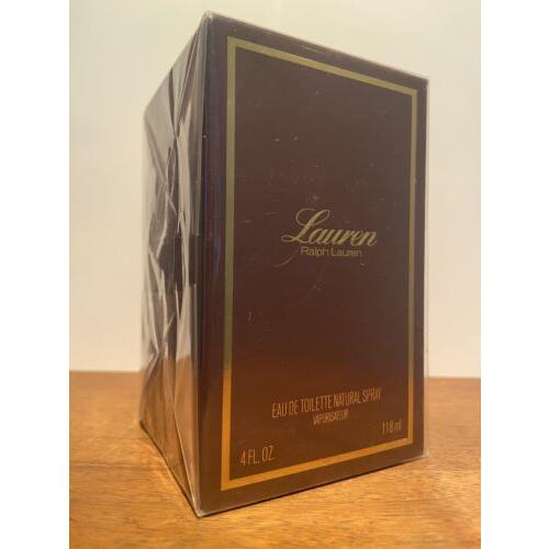 Lauren By Ralph Lauren 4 Fl. OZ / 118 ML Eau de Toilette Spray Box Rare, -  Ralph Lauren perfume,cologne,fragrance,parfum