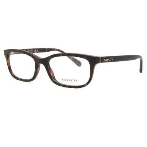 Coach HC6174 5120 Dark Tortoise Eyeglasses 52-17-140