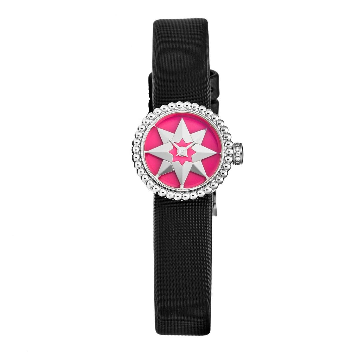 Christian Dior Women`s La D De Dior Pink Dial Strap Quartz Watch CD040112A005