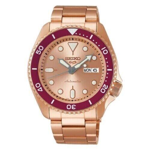 Seiko 5 Sports SRPK08 Limited Edition 55th Anniversary Pink Dial Automatic Watch