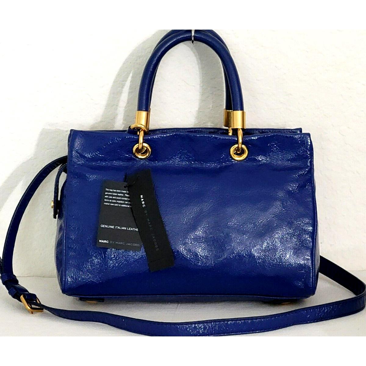 Marc Jacobs  bag  TOO HOT HANDLE - Blue Handle/Strap, Gold Hardware, BRIGHT ROYAL BLUE Exterior 6
