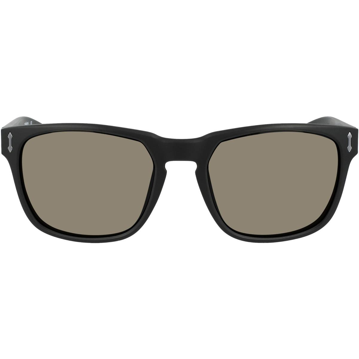 Dragon Alliance Monarch XL LL Ion Men`s Matte Black Square Sunglasses - 017 - Frame: Matte Black, Lens: Silver Ion