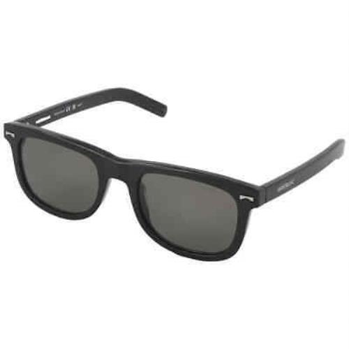 Montblanc sunglasses  - Black Frame, Grey Lens 1