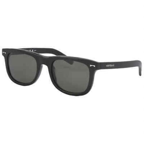 Montblanc sunglasses  - Black Frame, Grey Lens 3