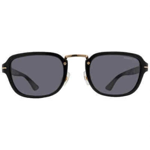 Montblanc Grey Square Men`s Eyeglasses MB0264S 001 52 MB0264S 001 52