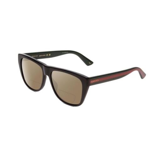 Gucci GG0926S Mens Polarized Bi-focal Sunglasses Black Red Green 57mm 41 Options Brown
