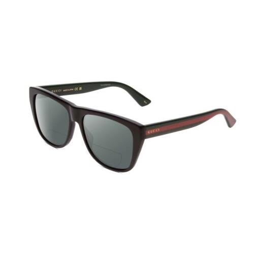 Gucci GG0926S Mens Polarized Bi-focal Sunglasses Black Red Green 57mm 41 Options Grey