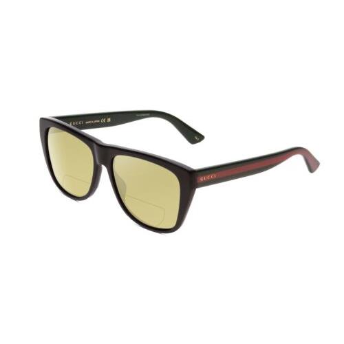 Gucci GG0926S Mens Polarized Bi-focal Sunglasses Black Red Green 57mm 41 Options Yellow