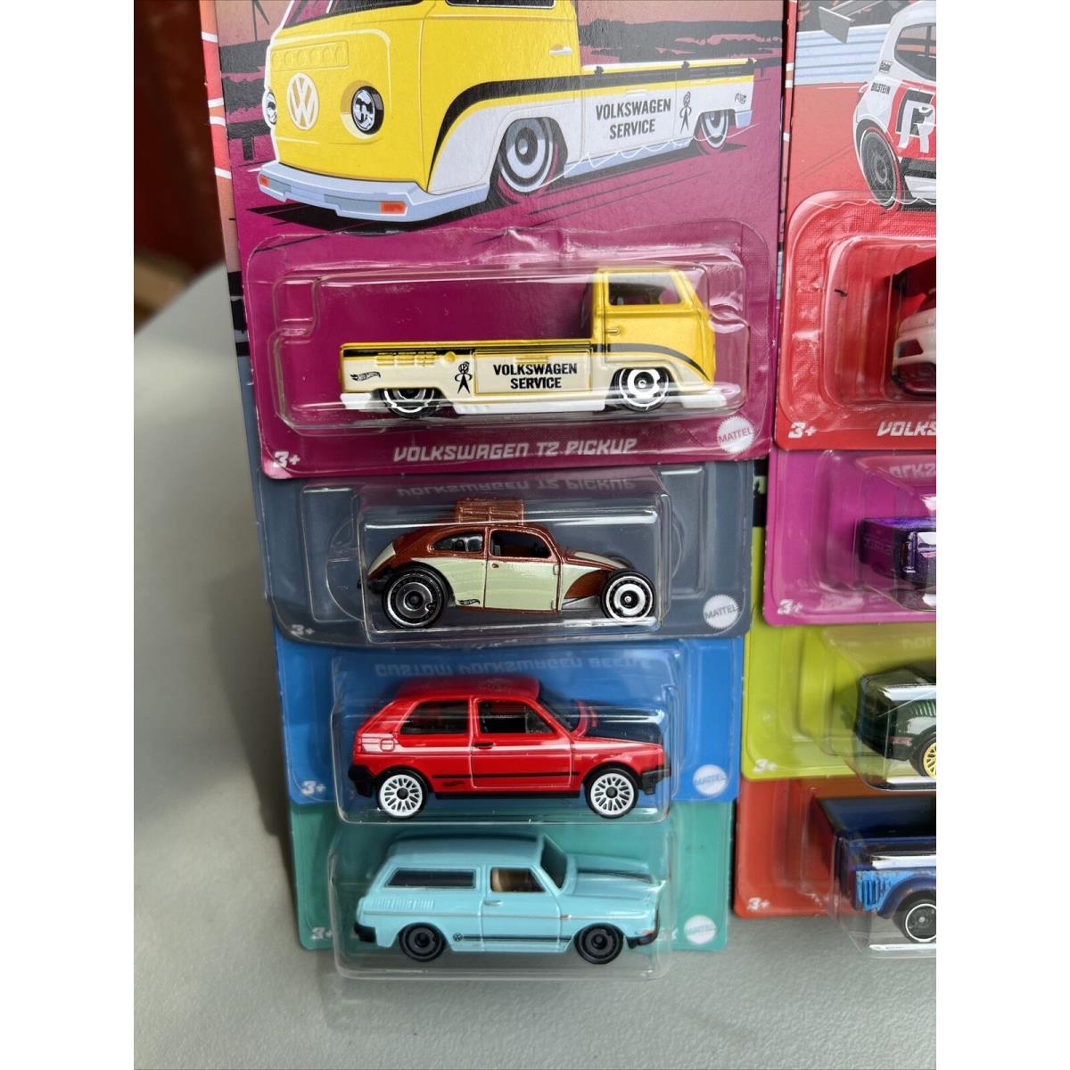 Hot Wheels VW Volkswagen 1 - 8 Complete Set Walmart Exclusive Mint 2022 GT